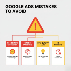 Common Google Ads Mistakes That Cause Wasted Budget